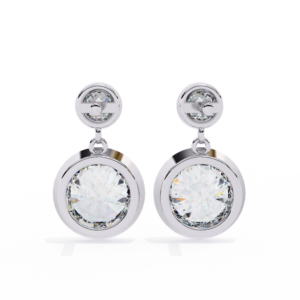 Earring White Gold - E0044