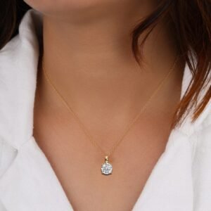Pendant White Gold - P0005