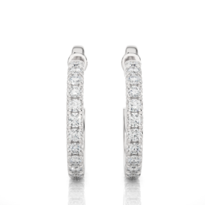 Earring White Gold - E0054