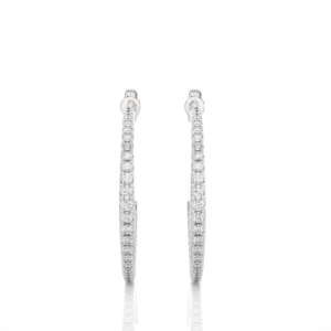 Earring White Gold - E0058